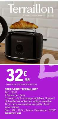GRILLE-PAIN "TERRAILLON"