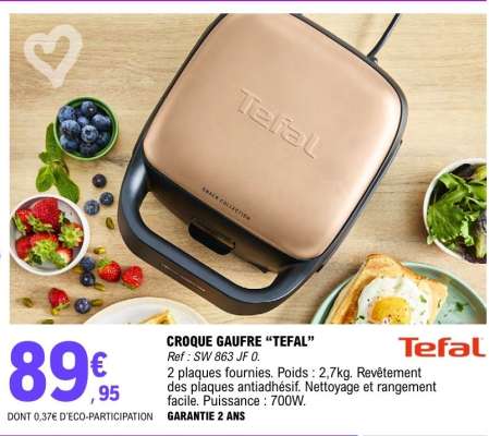 Croque Gaufre Tefal