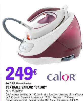 Centrale Vapeur Calor