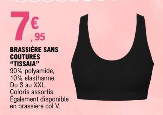 BRASSIÈRE SANS COUTURES "TISSAIA"