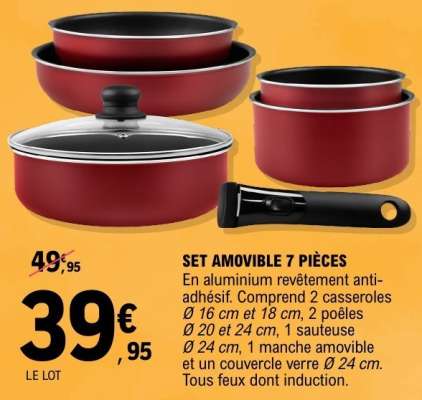 Set Amovible 7 Pièces