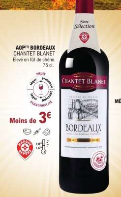AOP Bordeaux Chantet Blanet