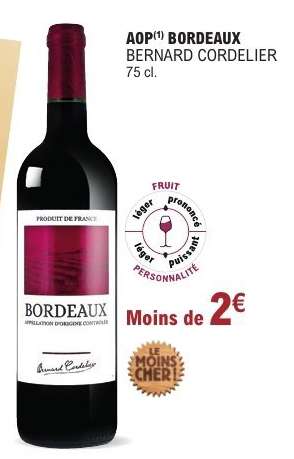 AOP BORDEAUX BERNARD CORDELIER