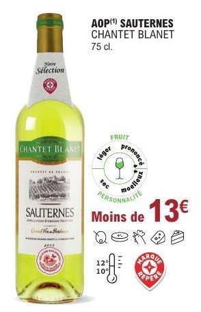 AOP Sauternes Chantet Blanet