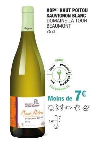 AOP Haut Poitou Sauvignon Blanc