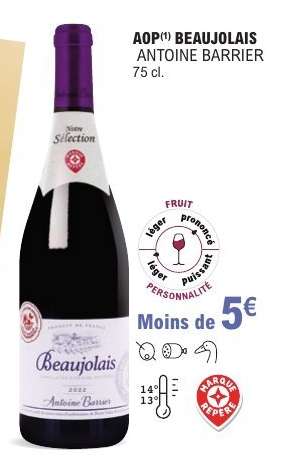AOP Beaujolais Antoine Barrier