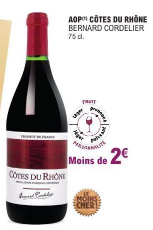AOP CÔTES DU RHÔNE BERNARD CORDELIER