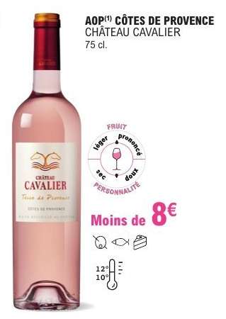 AOP CÔTES DE PROVENCE CHÂTEAU CAVALIER