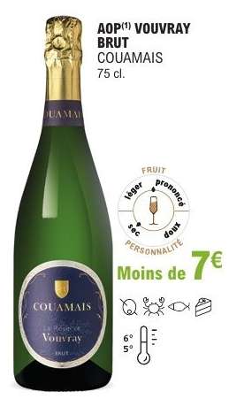 AOP VOUVRAY BRUT COUMAIS