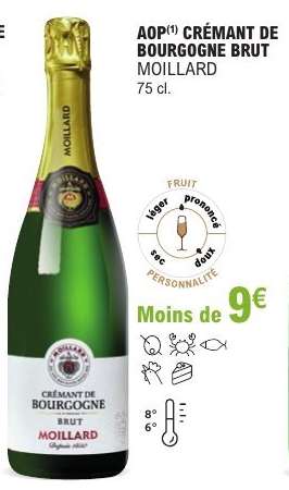 AOP** Crémant de Bourgogne Brut 'Moillard'