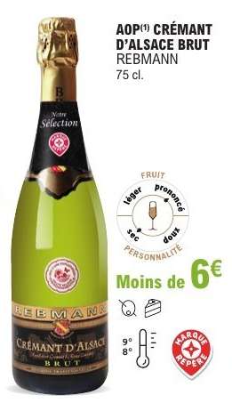 AOP CRÉMANT D'ALSACE BRUT