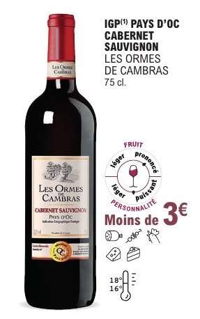 IGP Pays d'Oc Cabernet Sauvignon
