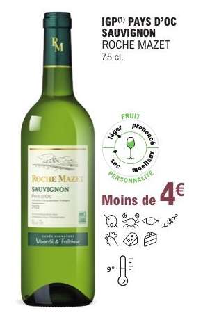 IGP PAYS D’OC SAUVIGNON ROCHE MAZET