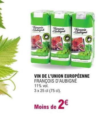 VIN DE L’UNION EUROPÉENNE FRANÇOIS D’AUBIGNÉ