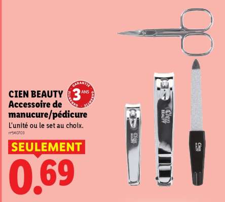 CIEN BEAUTY Accessoire de manucure/pédicure