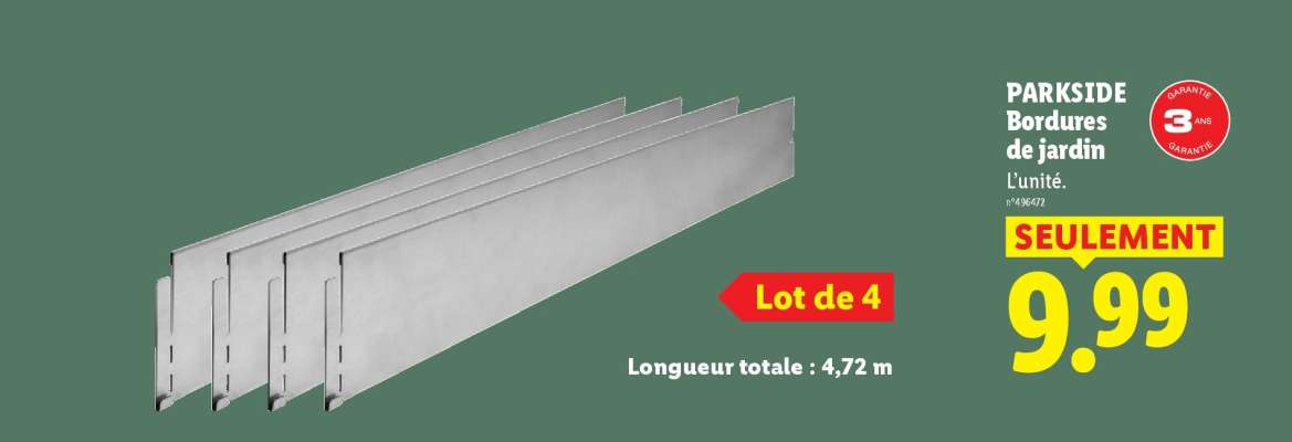 PARKSIDE Bordures de jardin