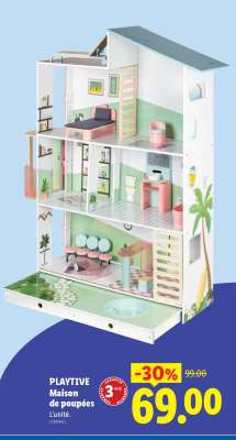 PLAYTIVE Maison de poupées L'unité
