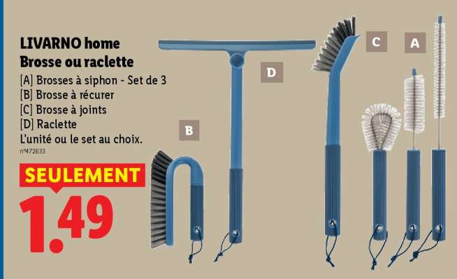 LIVARNO home Brosse ou raclette