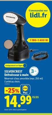 SilverCrest Défroisseur à main