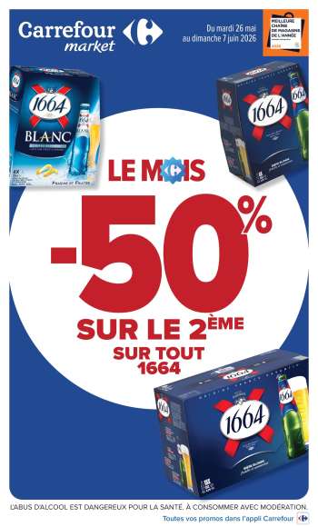 Catalogue Carrefour Market - 26/05/2026 - 07/06/2026.
