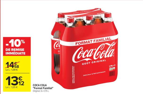 COCA-COLA "Format Familial"