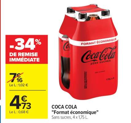 COCA COLA "Format économique"