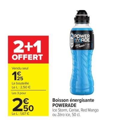 Boisson énergisante POWERADE