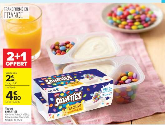 Yaourt SMARTIES