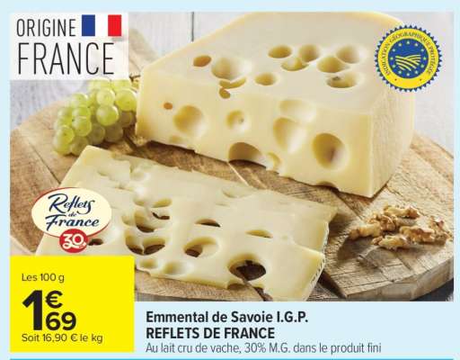 Emmental de Savoie I.G.P.