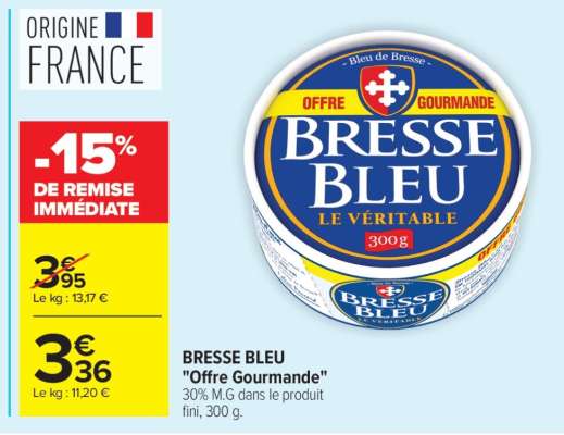 BRESSE BLEU "Offre gourmande"