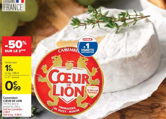 Camembert Coeur De Lion
