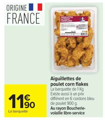Aiguillettes De Poulet Corn Flakes