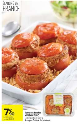 Tomates farcies MAISON TINO