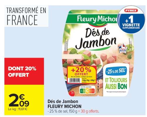 Des De Jambon Fleury Michon