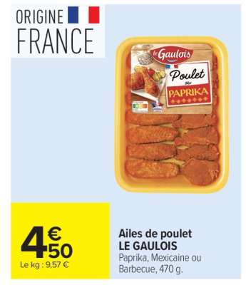 Ailes De Poulet Le Gaulois