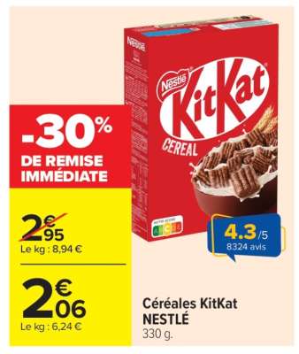 Céréales Kitkat Nestlé