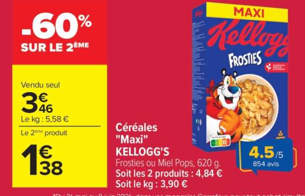 Céréales "Maxi" KELLOGG'S