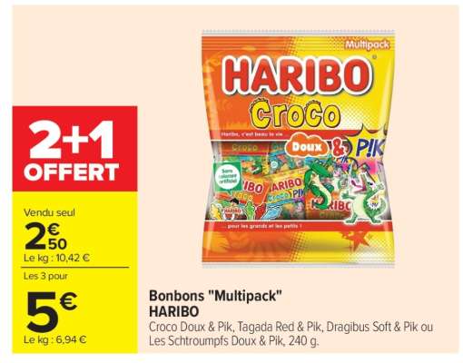 BONBONS MULTIPACK "HARIBO"
