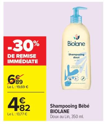 Shampooing Bébé BIOLANE
