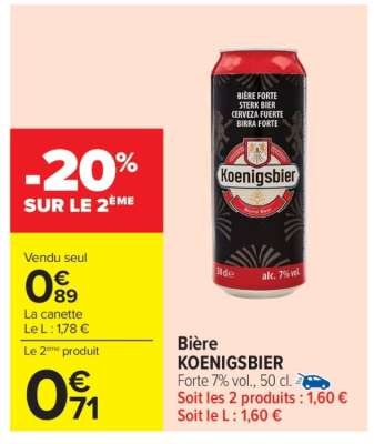 Bière KOENIGSBIER