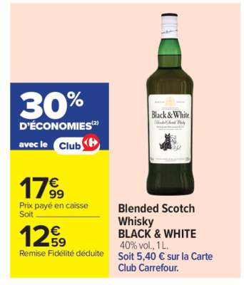 Blended Scotch Whisky BLACK & WHITE