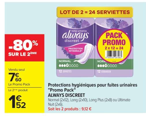 ALWAYS DISCREET Promo Pack