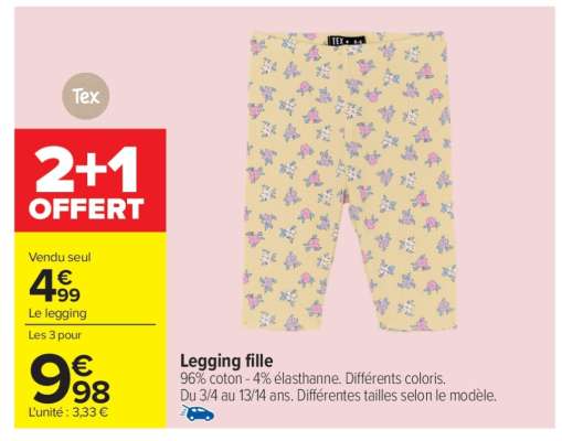Legging fille