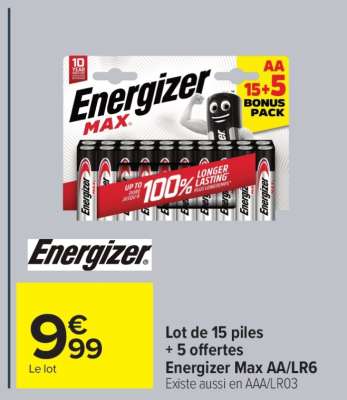 Energizer Max AA/LR6