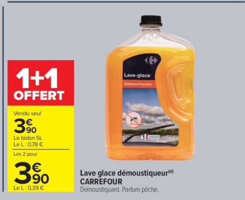 Lave-glace démoustiqueur CARREFOUR