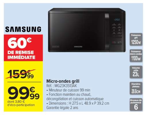 Micro-ondes grill