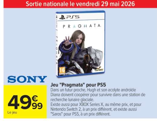 Jeu "Pragmata" pour PS5
