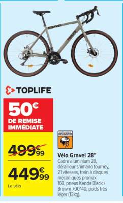 Vélo Gravel 28"
