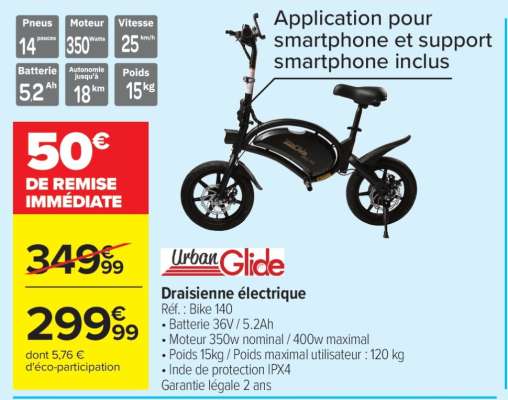 Draisienne électrique