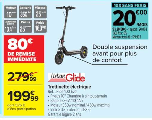 Trottinette électrique